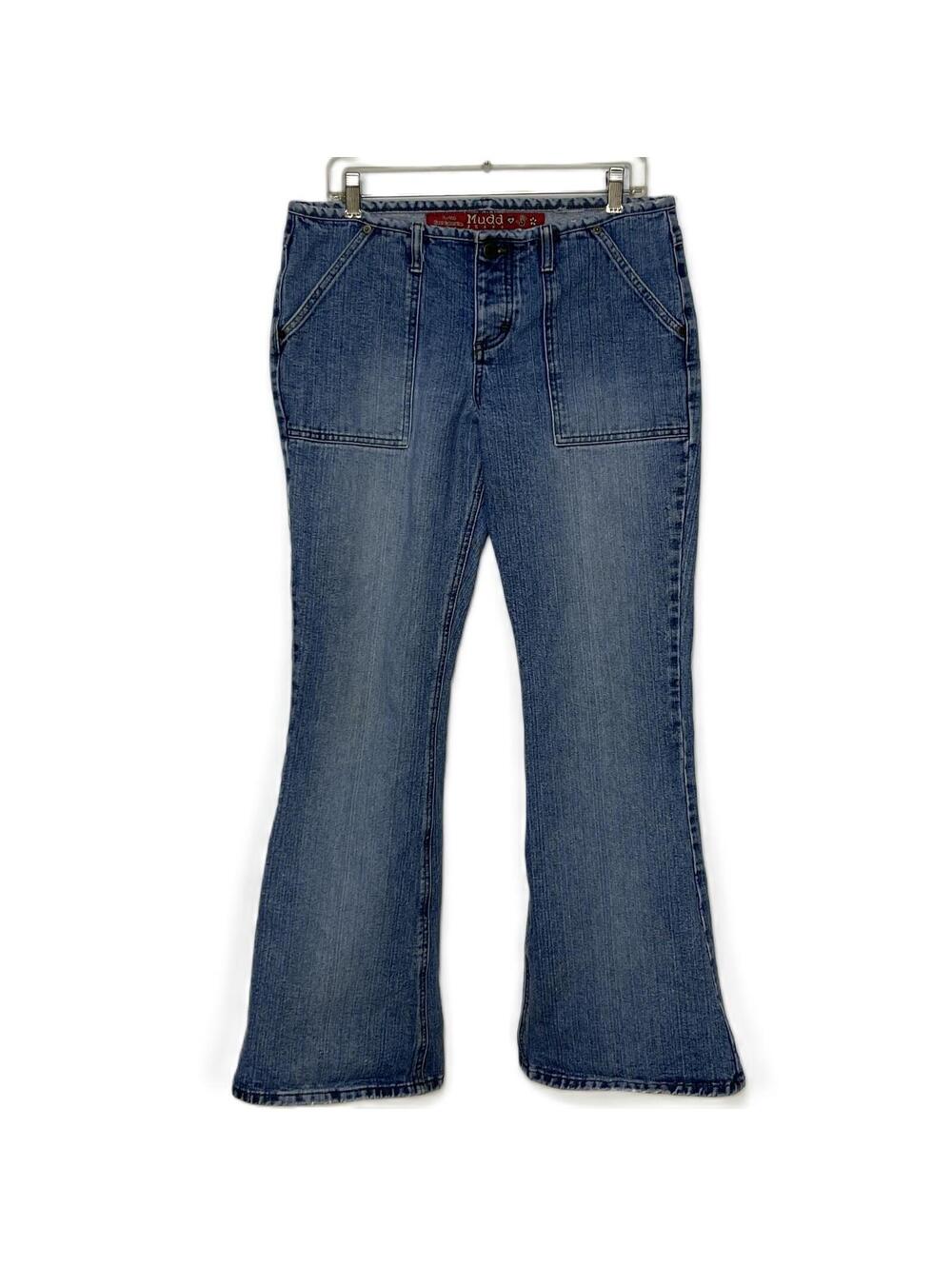 Mudd Ultra Low Rise Flared Jeans 2000s Y2K